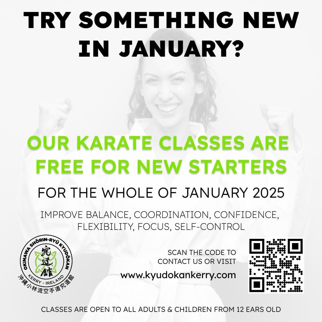 Free Karate classes - Killorglin 