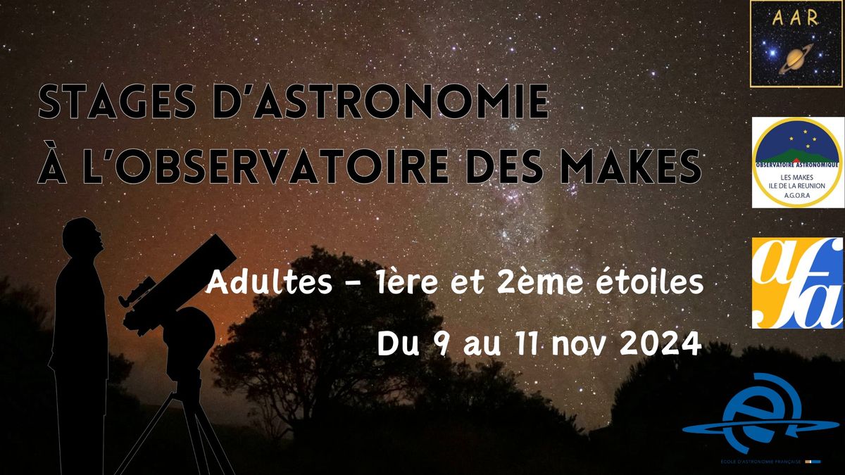 Stages Astronomie - Adultes