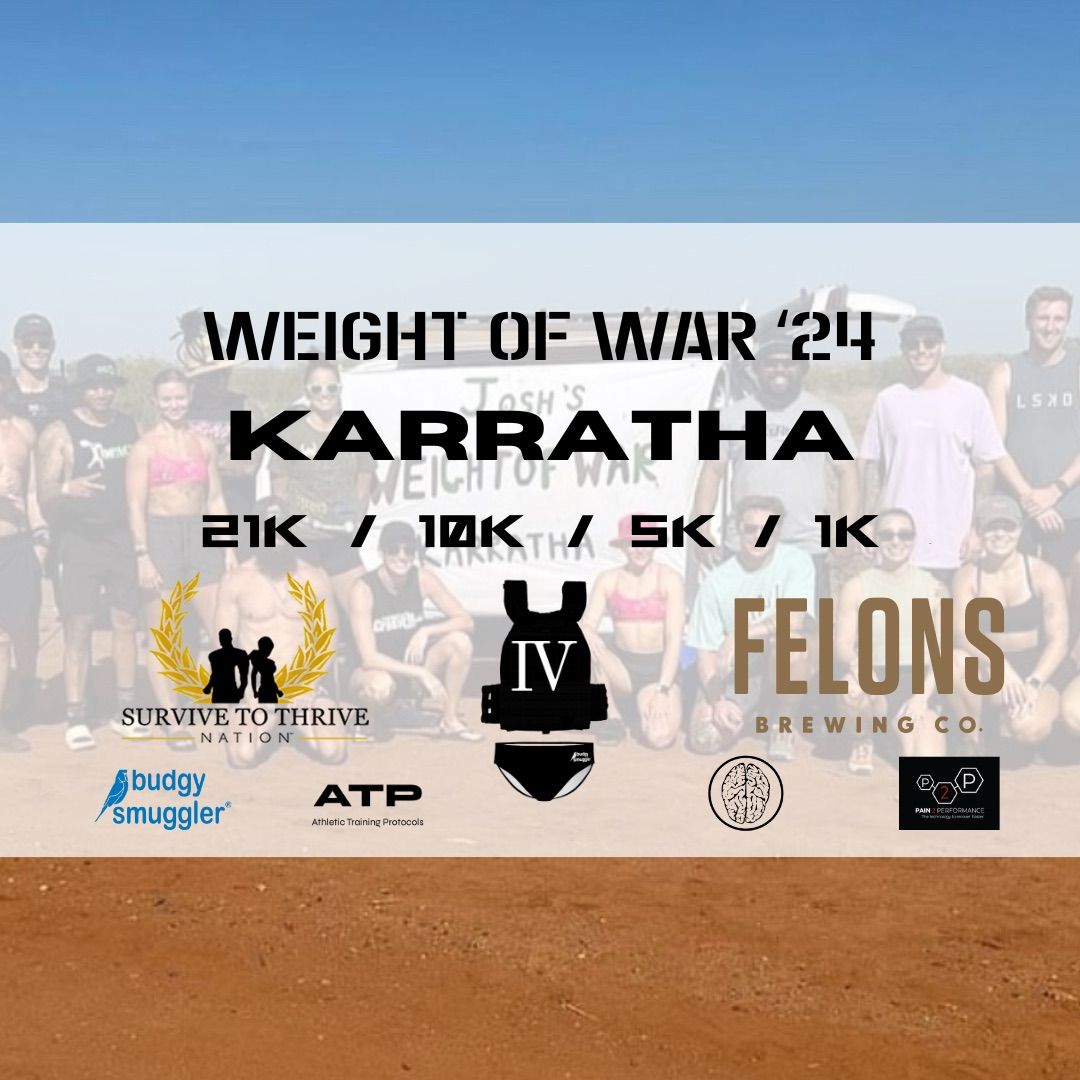 Weight of War Run - Karratha 