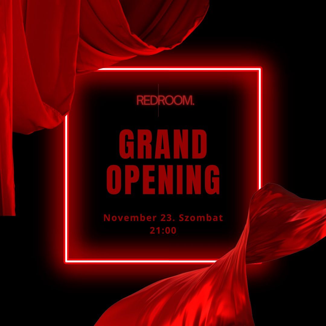 \ud83d\udd34Red Room - Grand Opening\ud83d\udd34