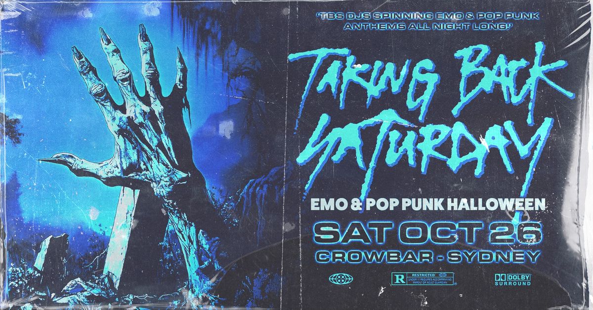 Taking Back Saturday: Emo & Pop Punk Halloween - Sydney