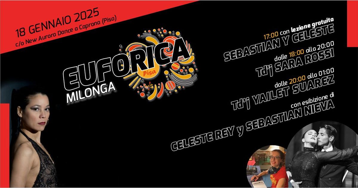 \u2728 Milonga Euforica - 18 Gennaio 2025 \u2728