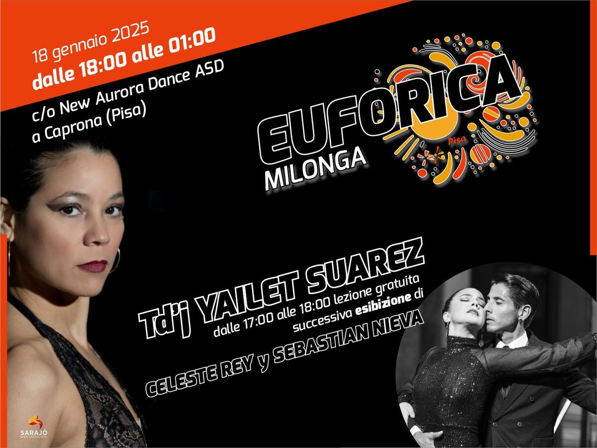 \u2728 Milonga Euforica - 18 Gennaio 2025 \u2728