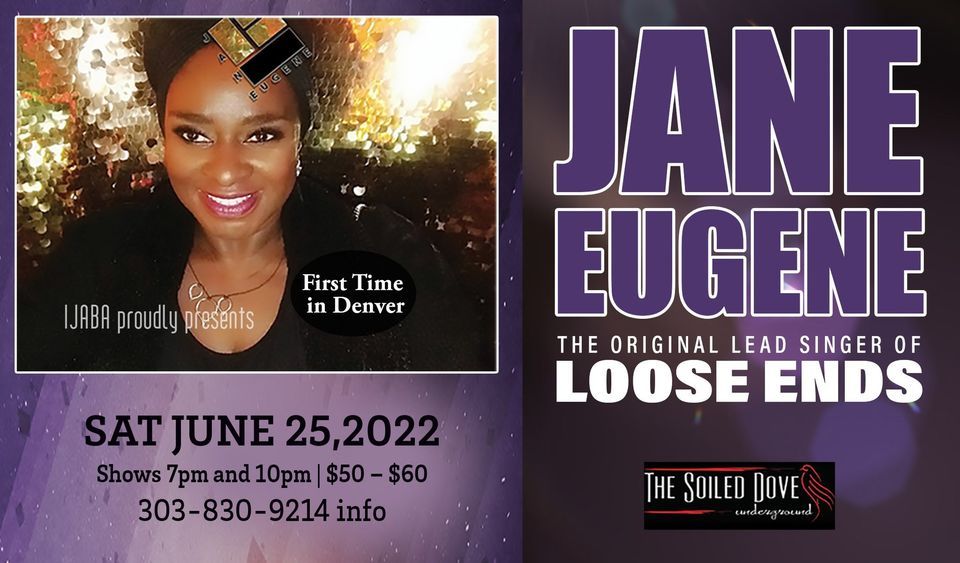 Jane Eugene Original Lead Singer of Loose Ends