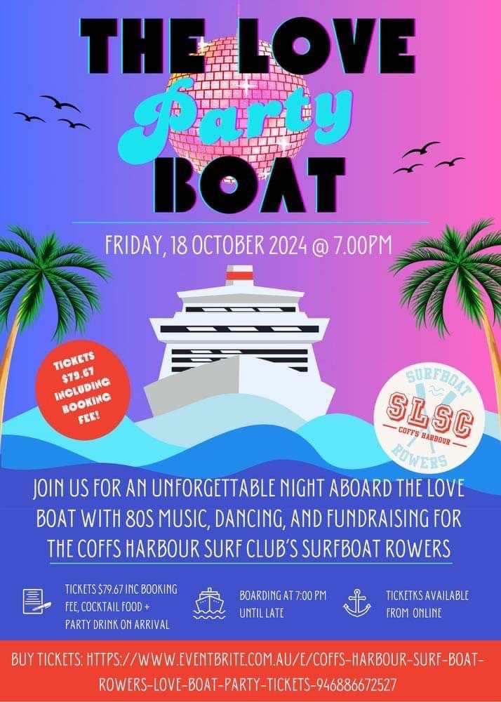 Coffs Harbour SLSC Boaties  Love Boat Party