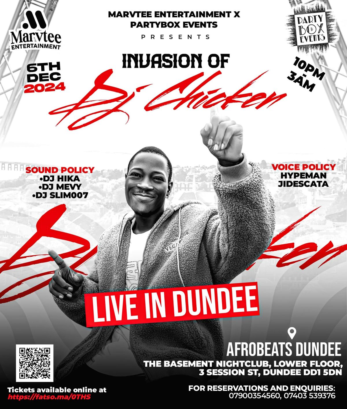 INVASION OF DJ CHICKEN  UK TOUR 