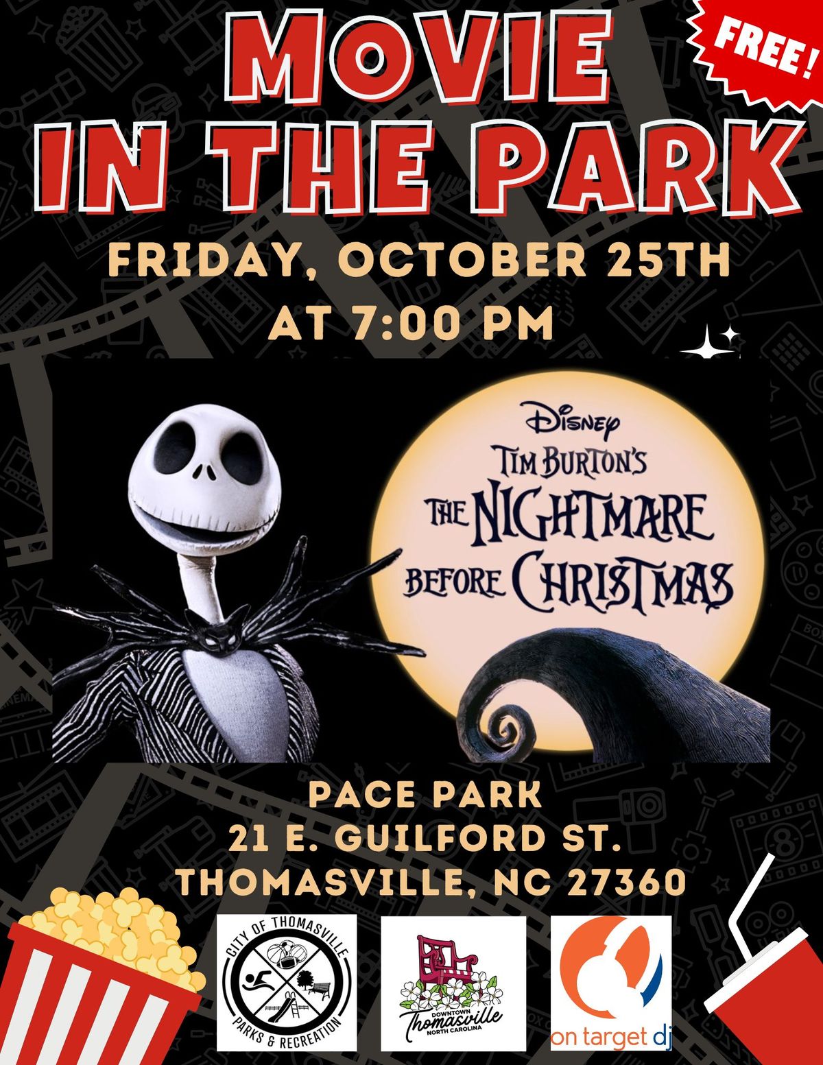 Movie in the Park - The Nightmare Before Christmas 