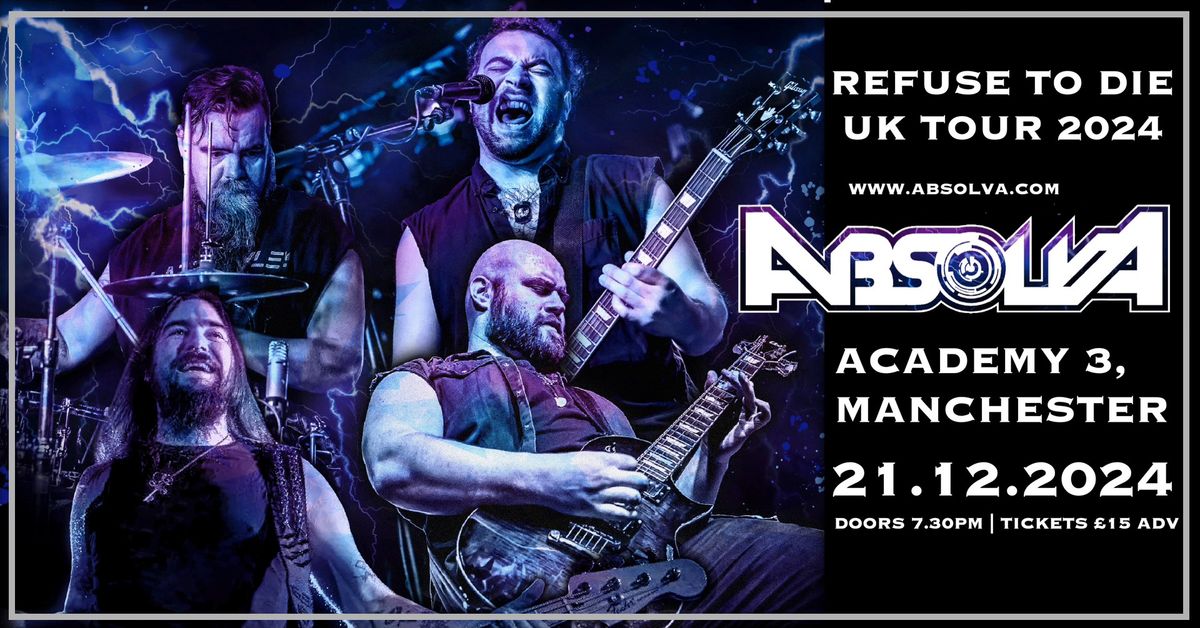 Absolva 'Refuse to Die' Tour 2024 | Academy 3, Manchester