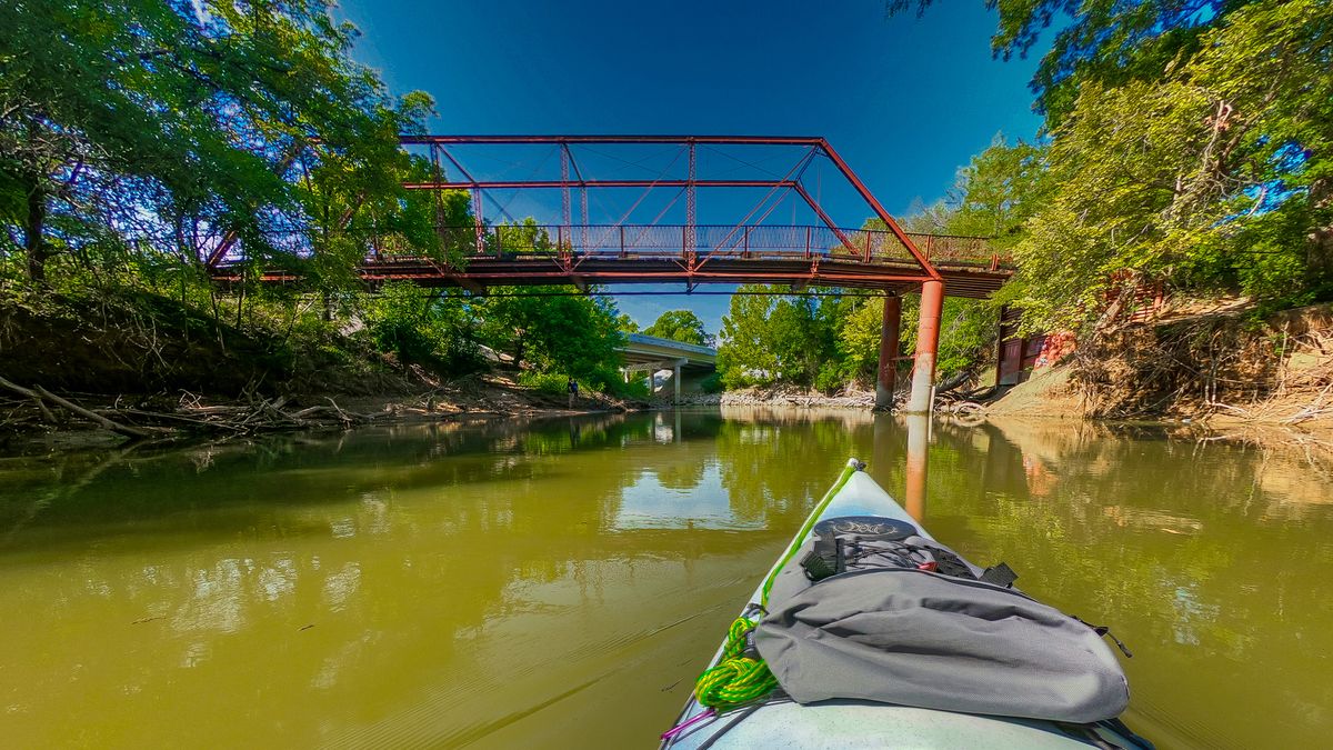 Explore DFW Paddle - HIckory Creek, Old Alton Bridge (Goatman's Bridge aka Three Bridges)