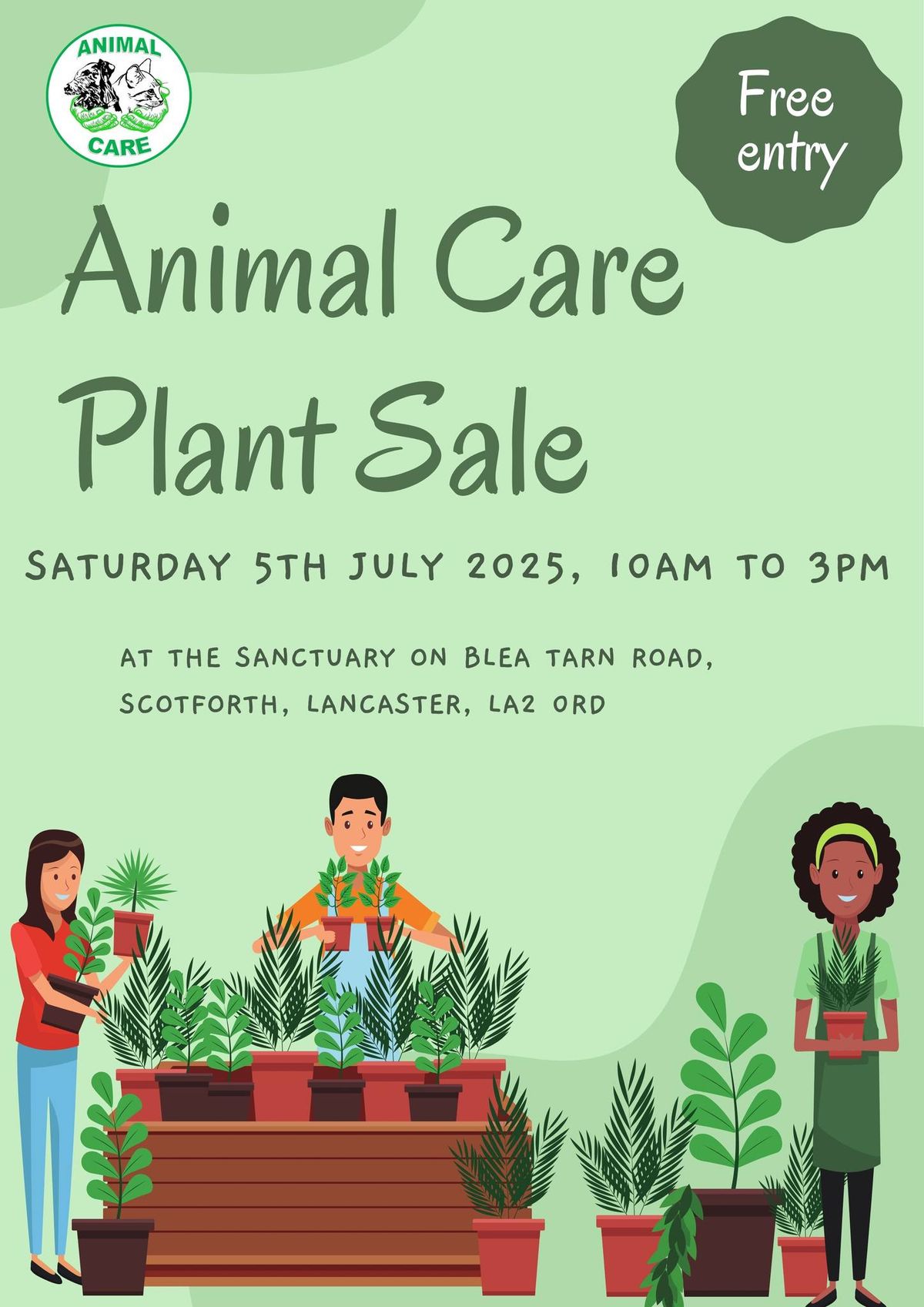 Animal Care Plant Sale