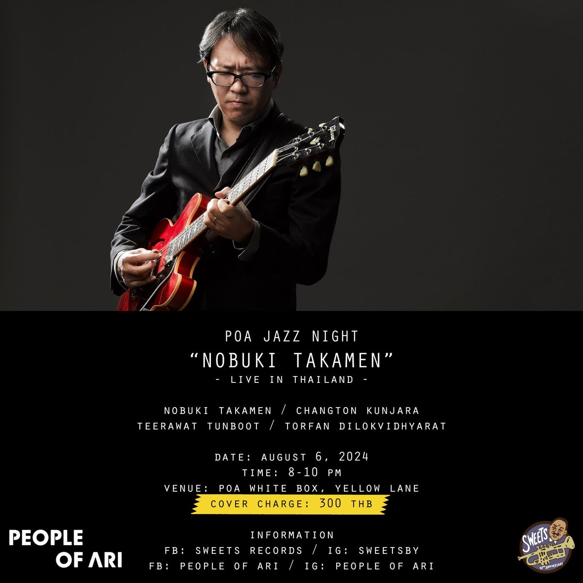 PoA Jazz Night | Nobuki Takamen live in Thailand