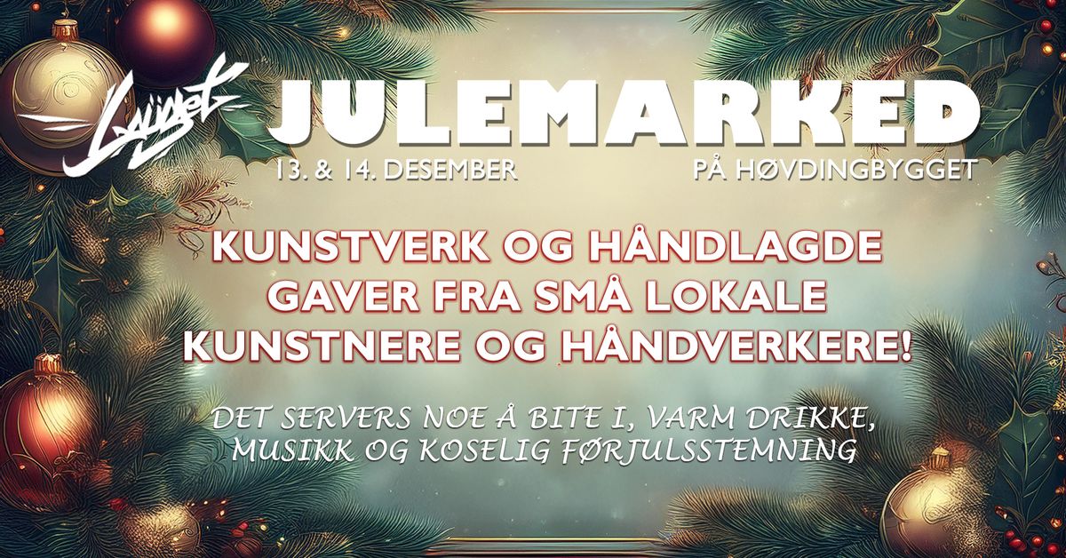 Julemarked p\u00e5 H\u00f8vdingbygget