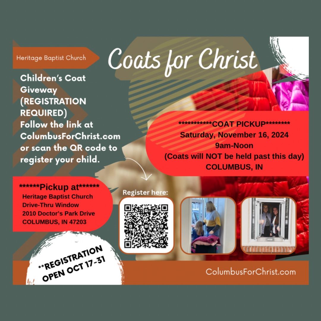 Coats for Christ (REGISTRATION CLOSED)