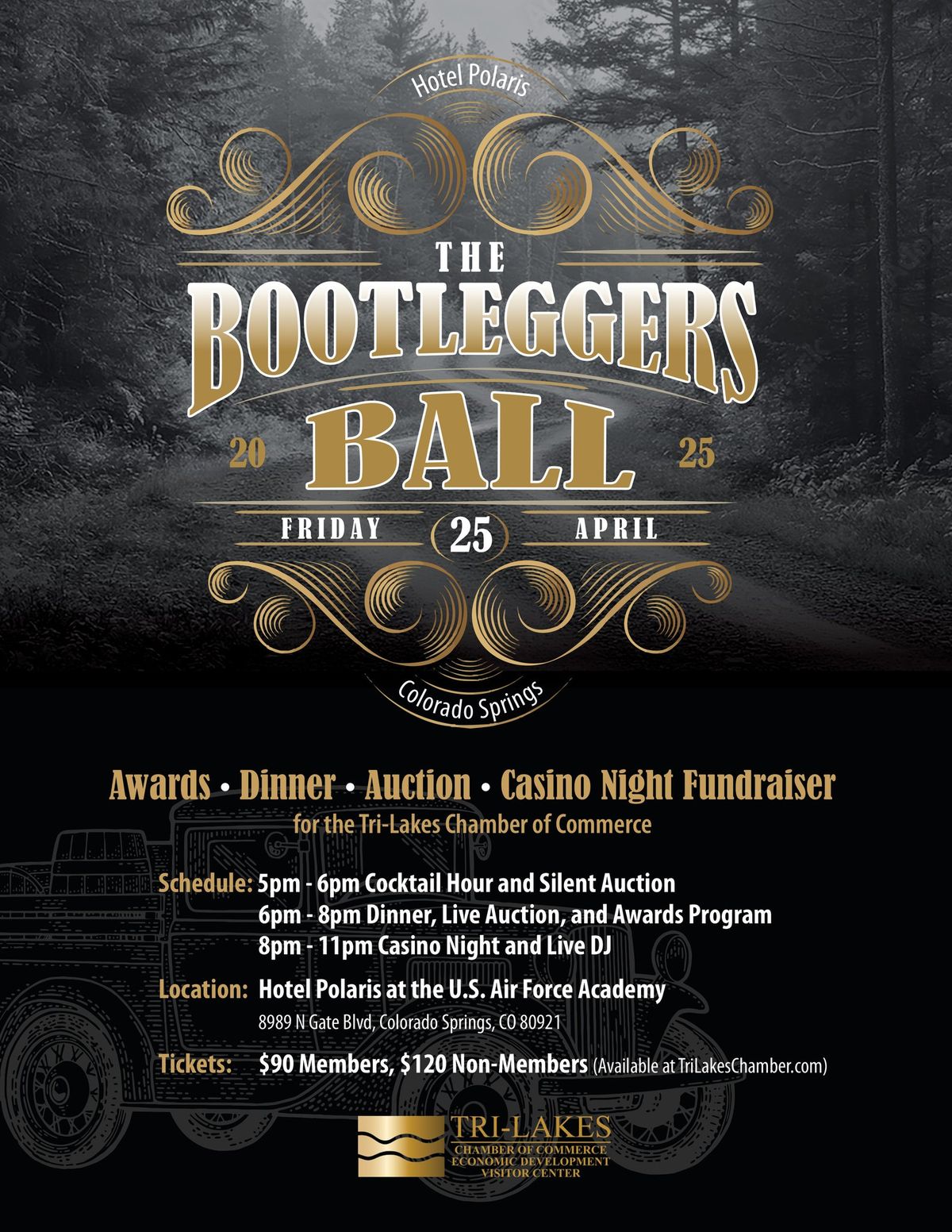 The Bootleggers Ball: Annual Award Dinner, Auction, and Casino Night