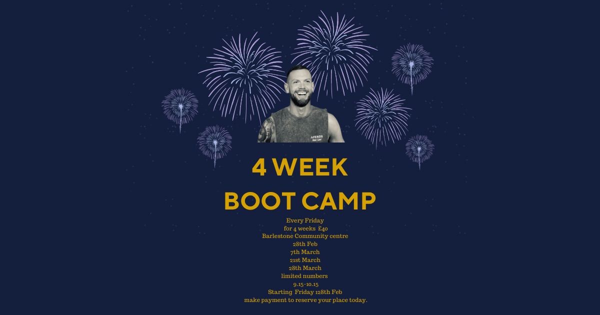 4 Week Friday Am Boot camp No2 