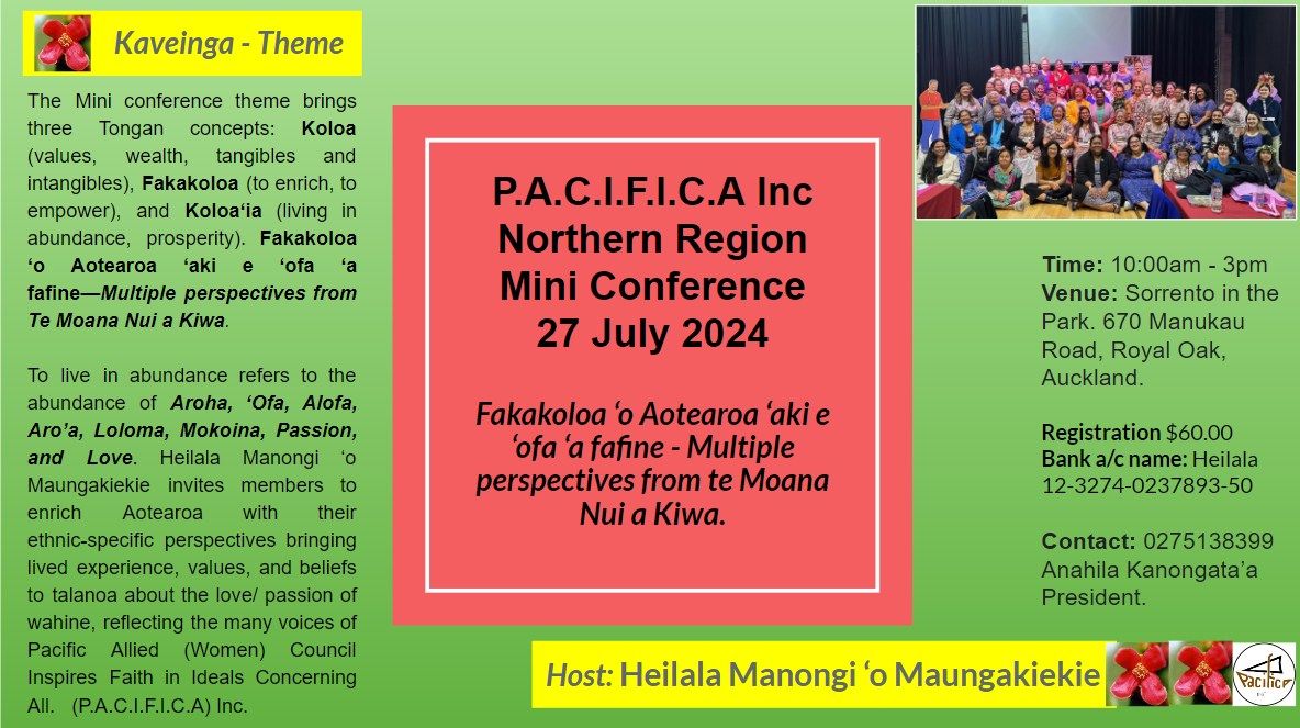 P.A.C.I.F.I.C.A Inc Northern Region Mini Conference 2024