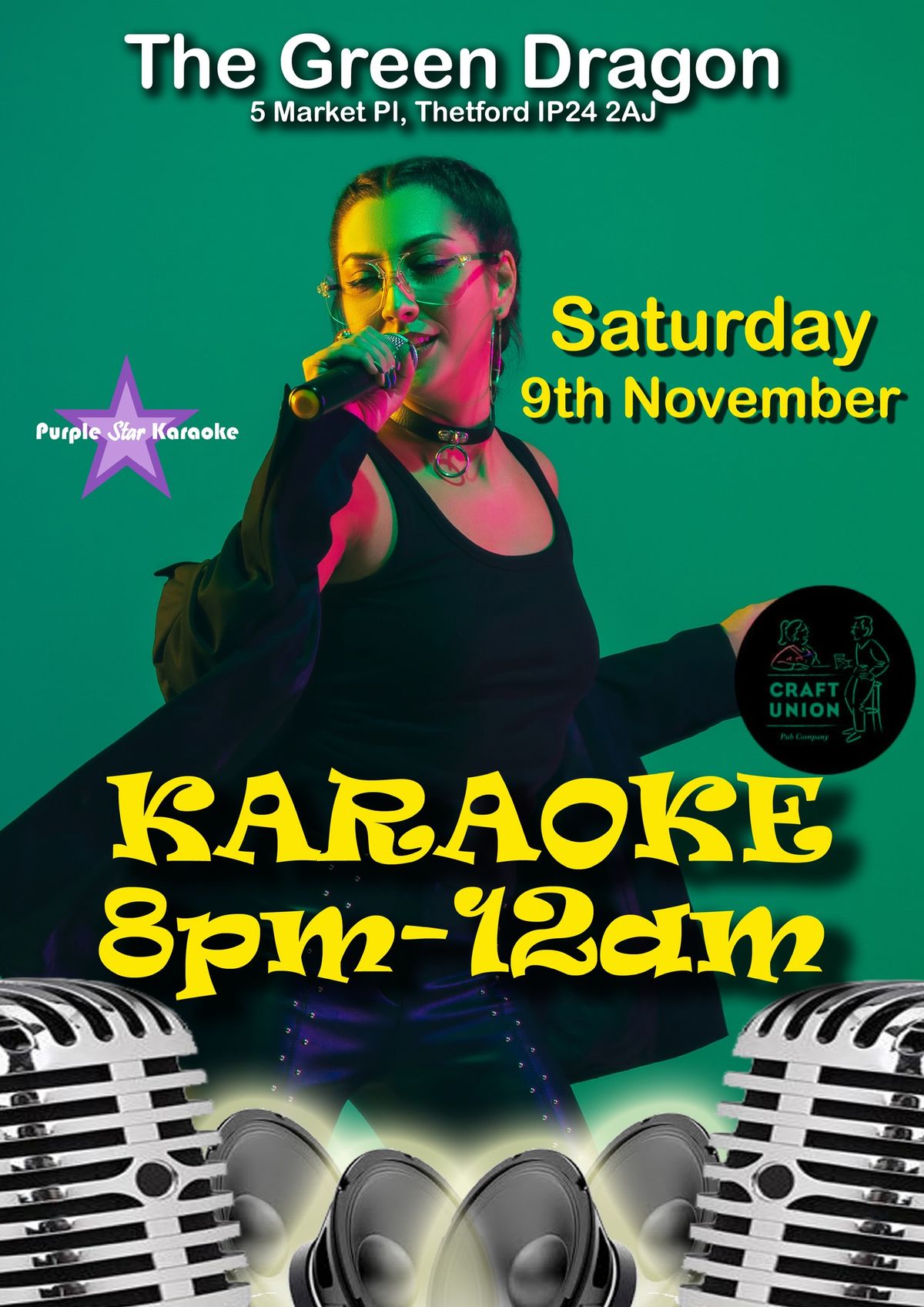 Karaoke at The Green Dragon, Thetford