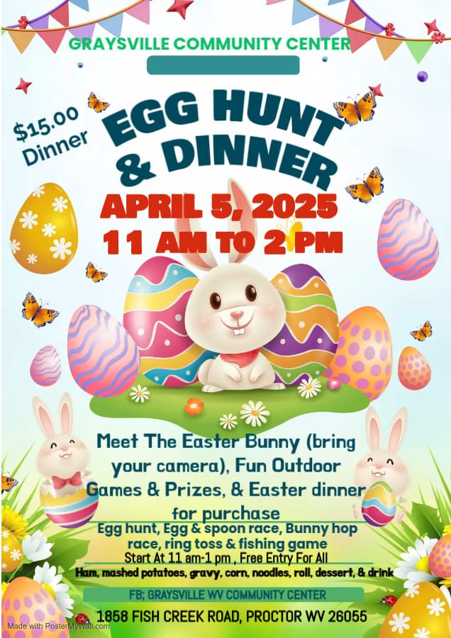 EASTER DINNER & EGG HUNT