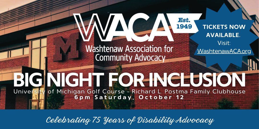 BIG Night for Inclusion - Celebrating 75 Years of Disability Advocacy 