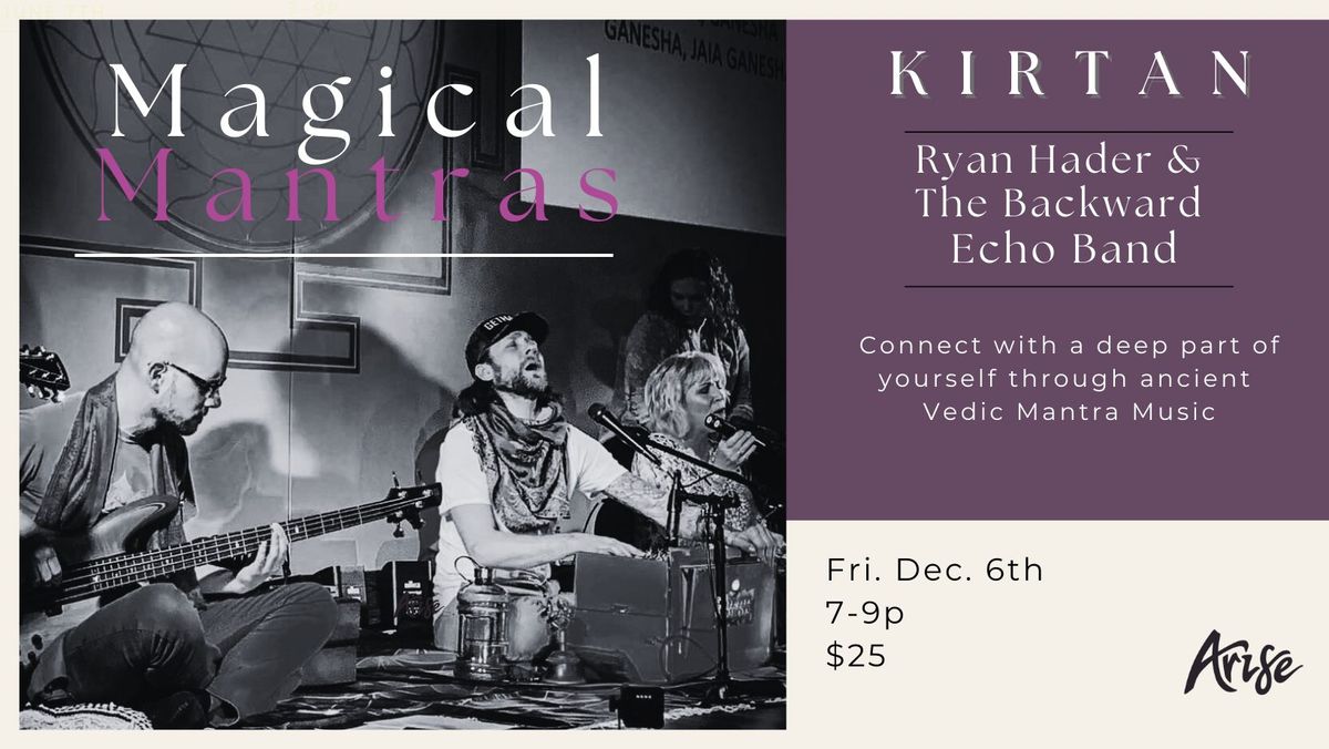 Ryan Hader & The Backward Echo Band Kirtan