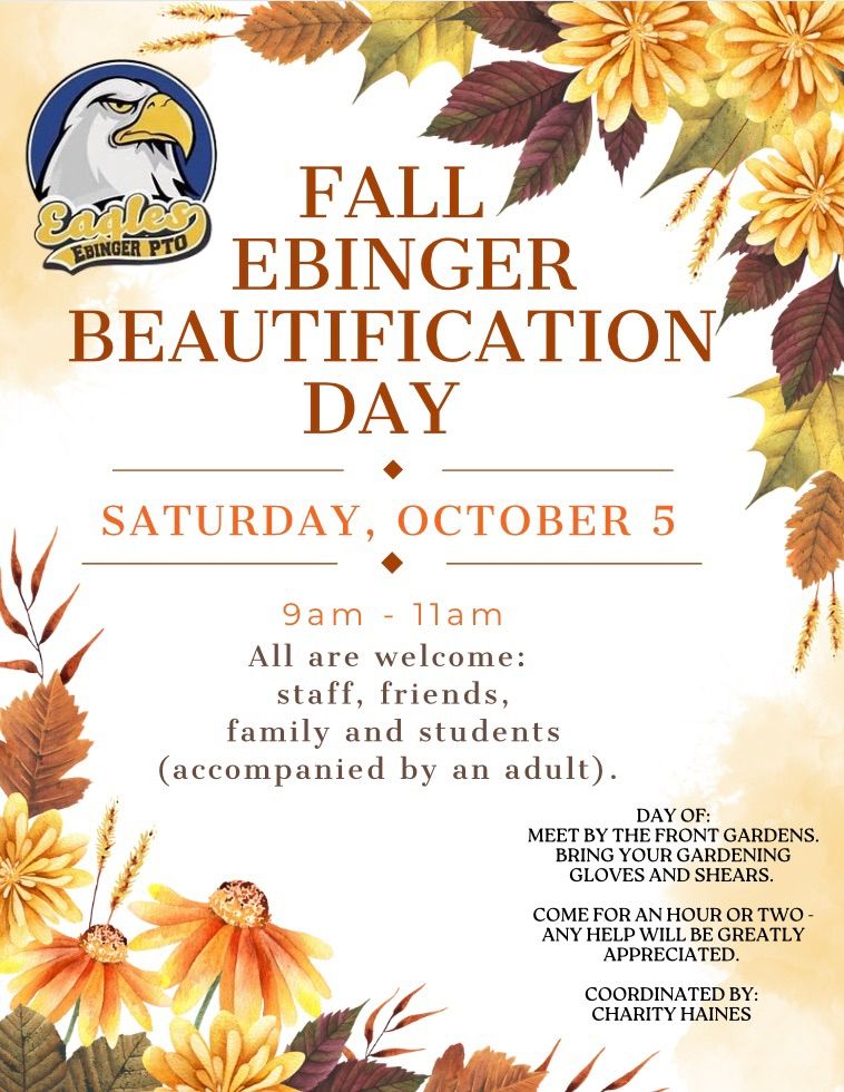 Fall Ebinger Beautification Day