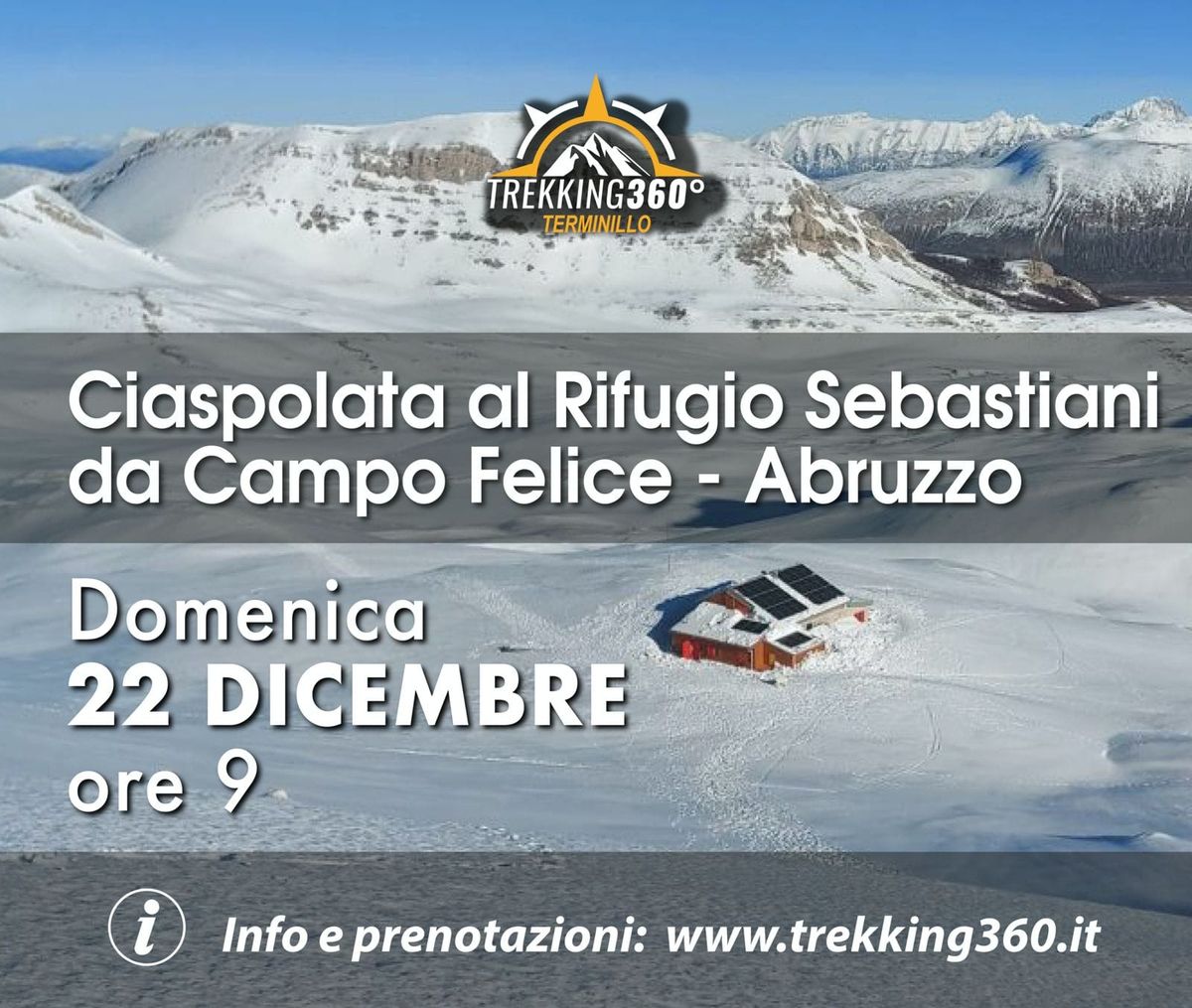 Ciaspolata al Rifugio Sebastiani da Campo Felice - Abruzzo