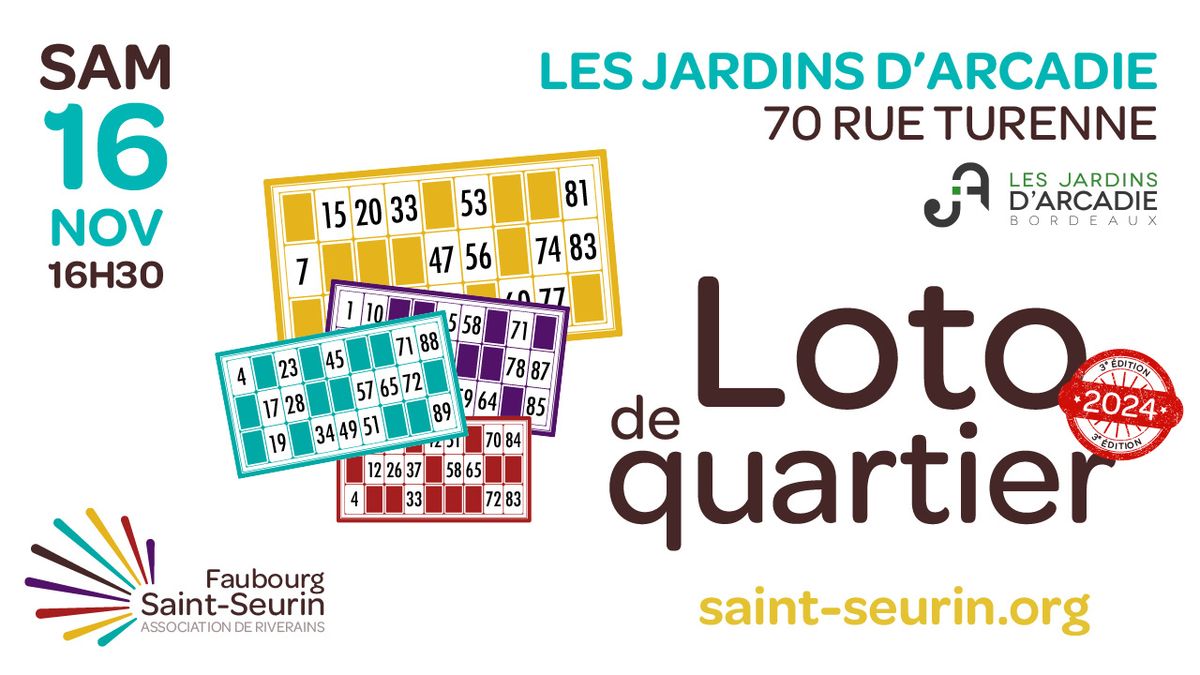 Loto de quartier Saint-Seurin