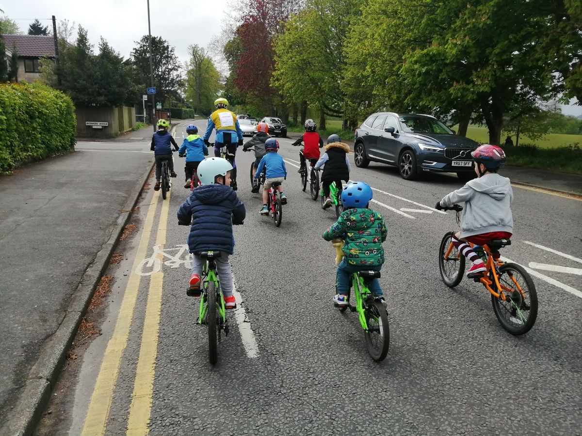 Guildford Kidical Mass bike ride 29 September 