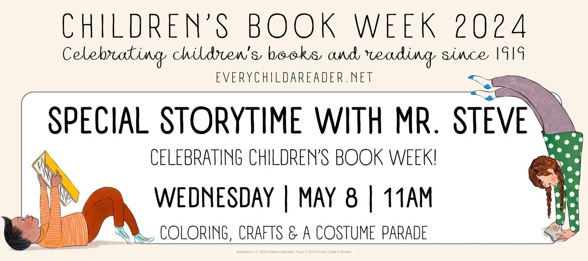 Special Storytime with Mr. Steve for Children's Book Week!