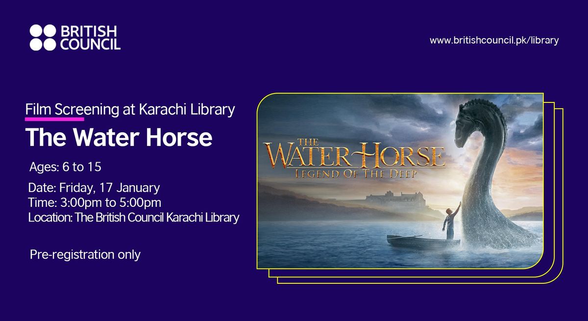 Film Screening at the Karachi Library: The Water Horse