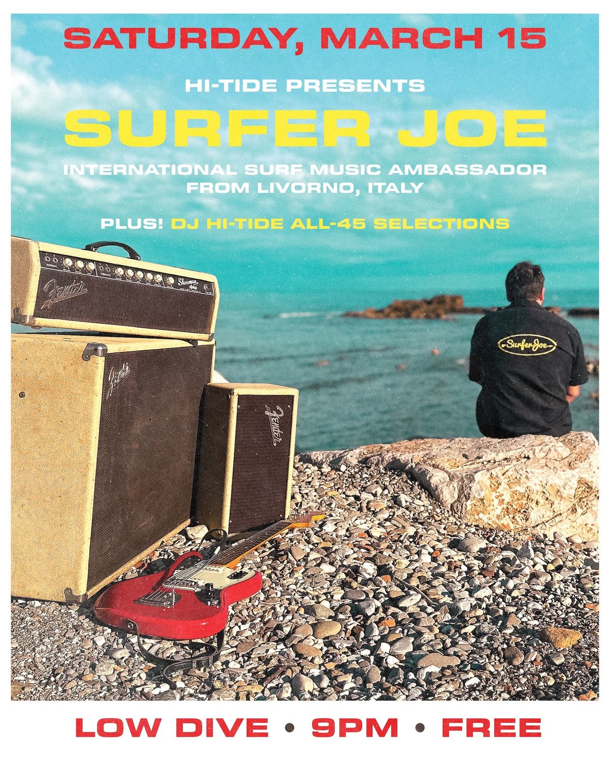 Surfer Joe (Italy) + DJ Hi-Tide at Low Dive on the Asbury Park Boardwalk