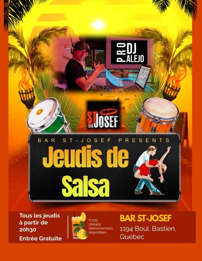 Jeudis de Salsa au bar St-Josef