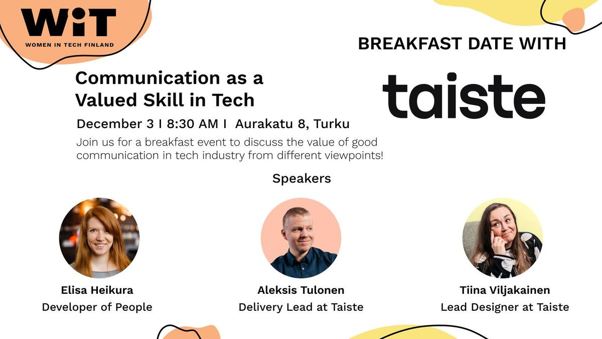 WiT BD with Taiste: Communication as a Valued Skill in Tech