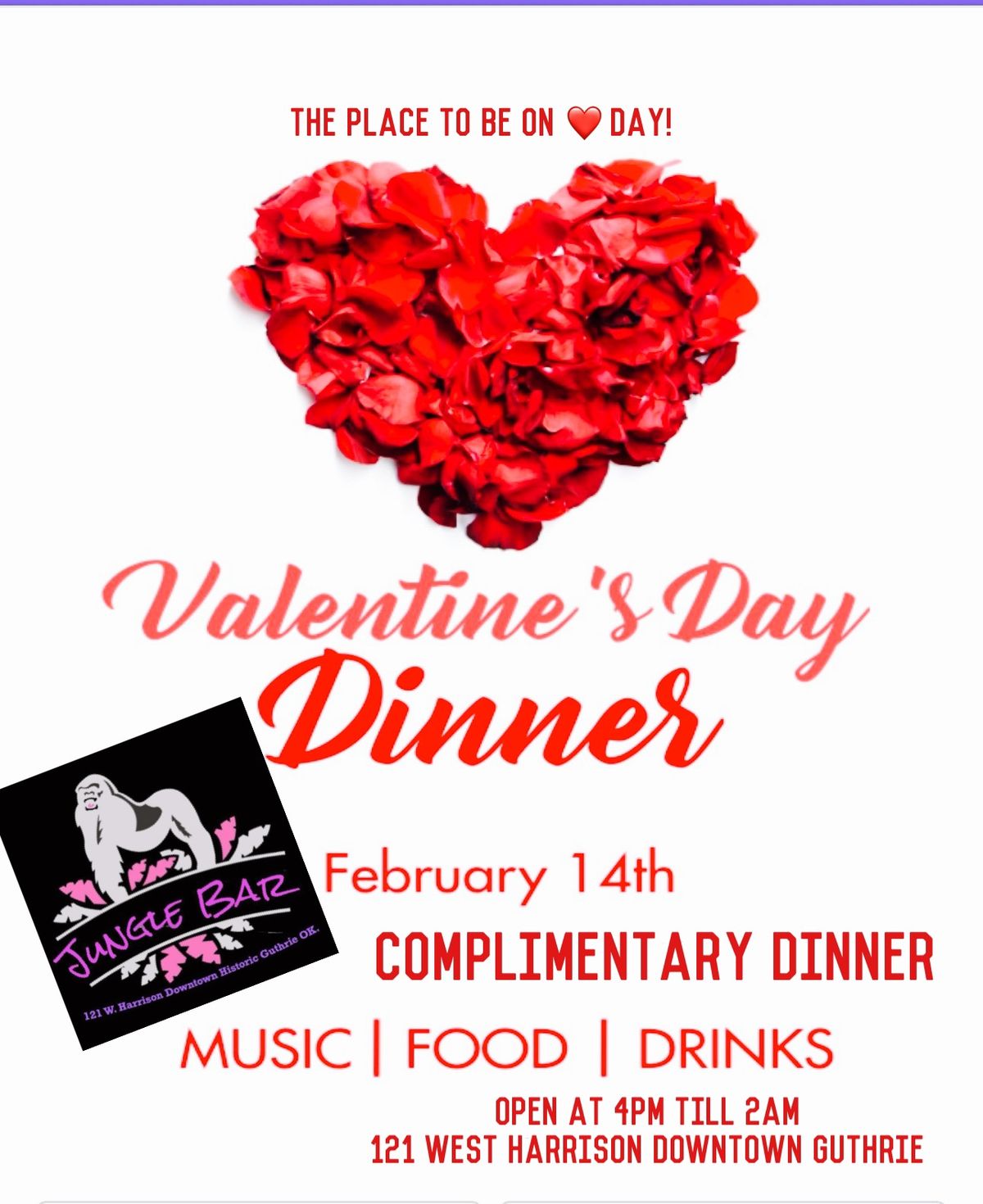 Valentine\u2019 s \ud83d\udc9d Dinner & Dance \ud83d\udc9d