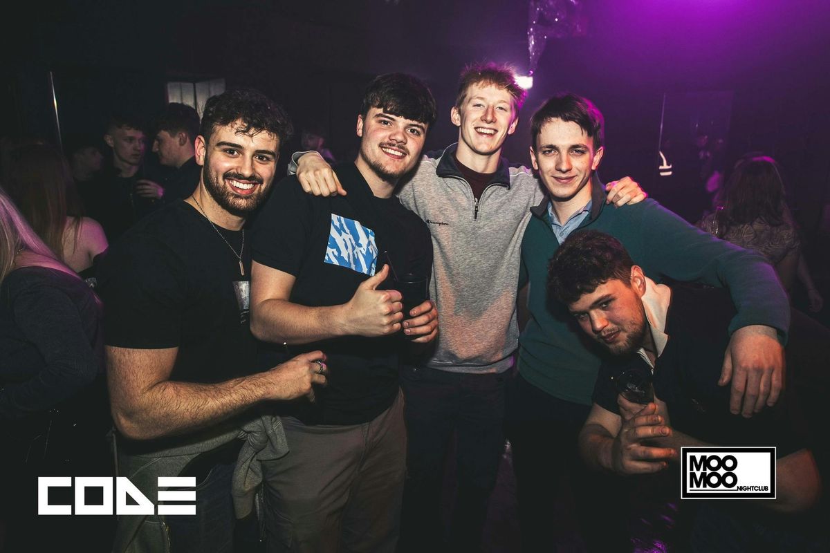 CODE Friday 21st August At MooMoo!