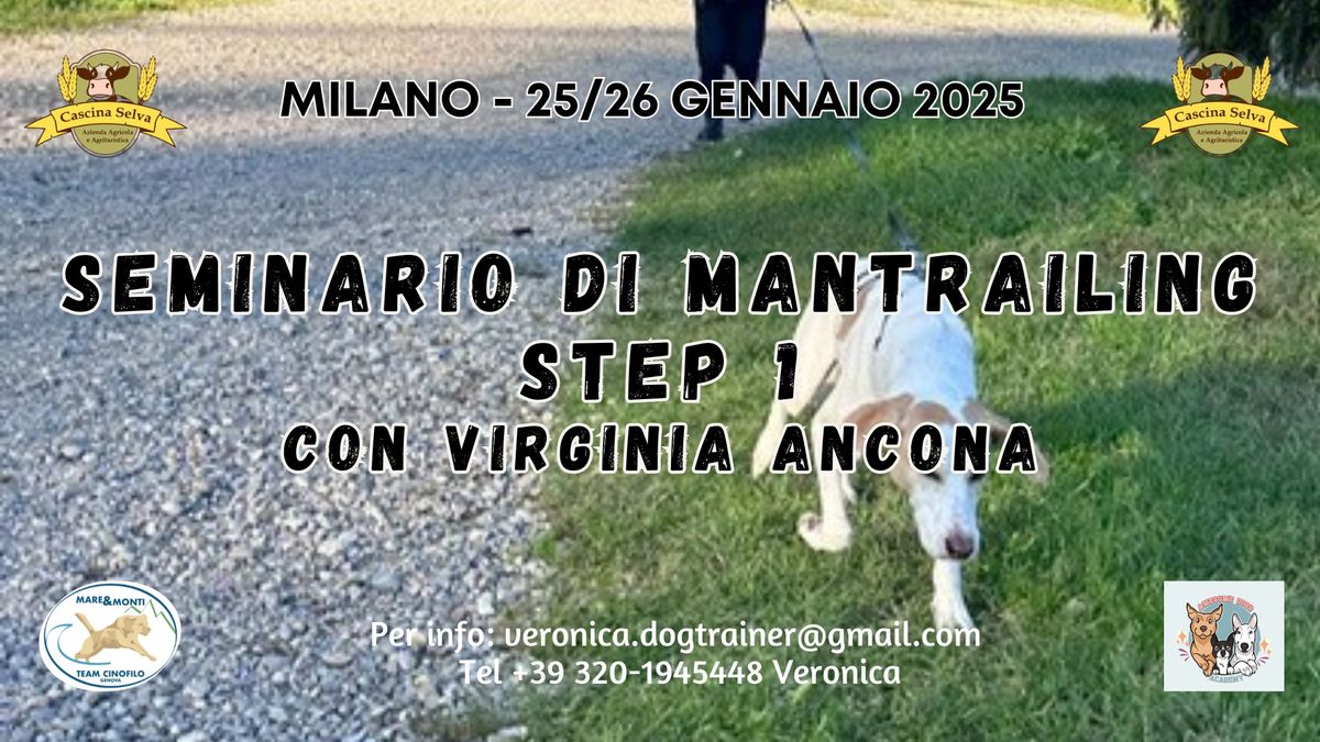 Seminario di Mantrailing con Virginia Ancona - STEP 1 