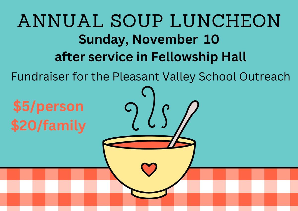 Annual UUCP Soup Luncheon