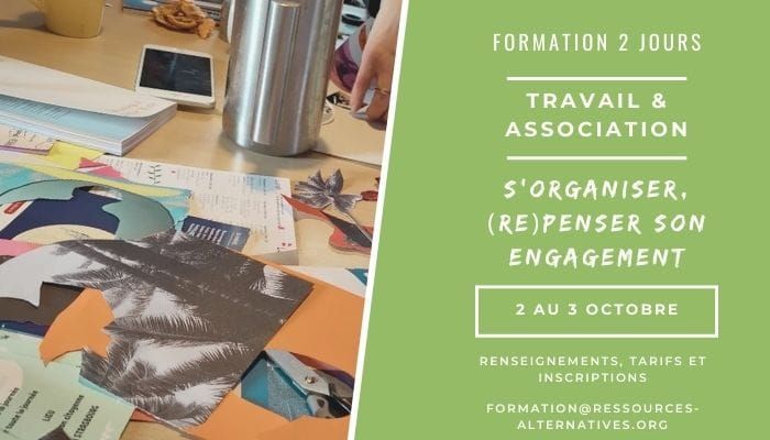 Formation - Travail & Associations : S'organiser, (re)penser son engagement