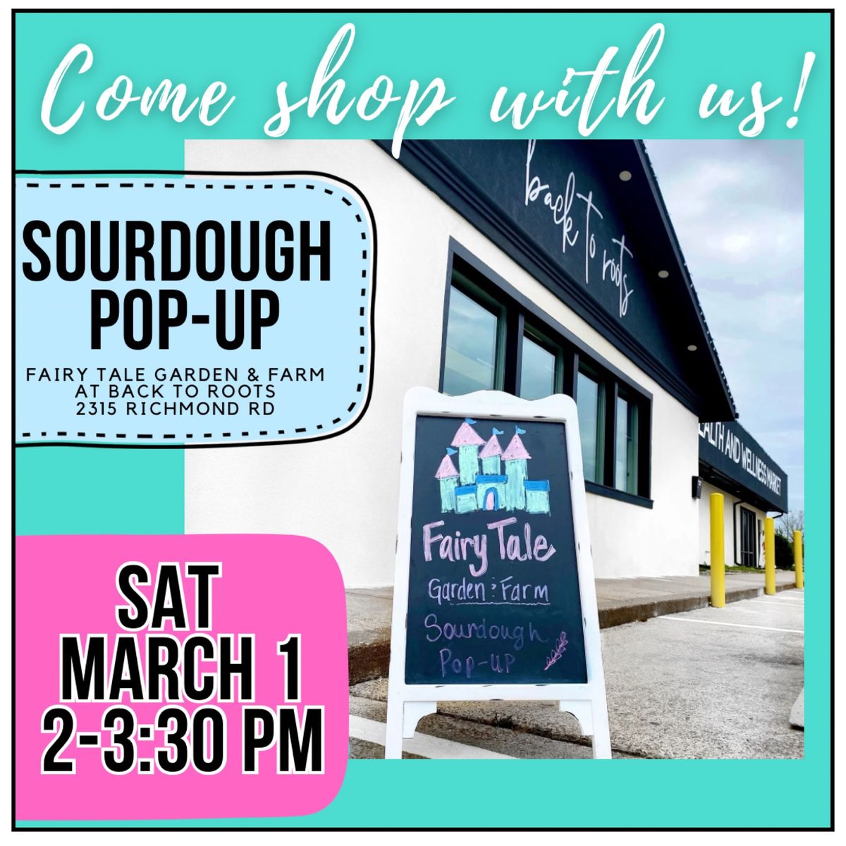 Fairy Tale Garden and Farm Sourdough Pop-Up