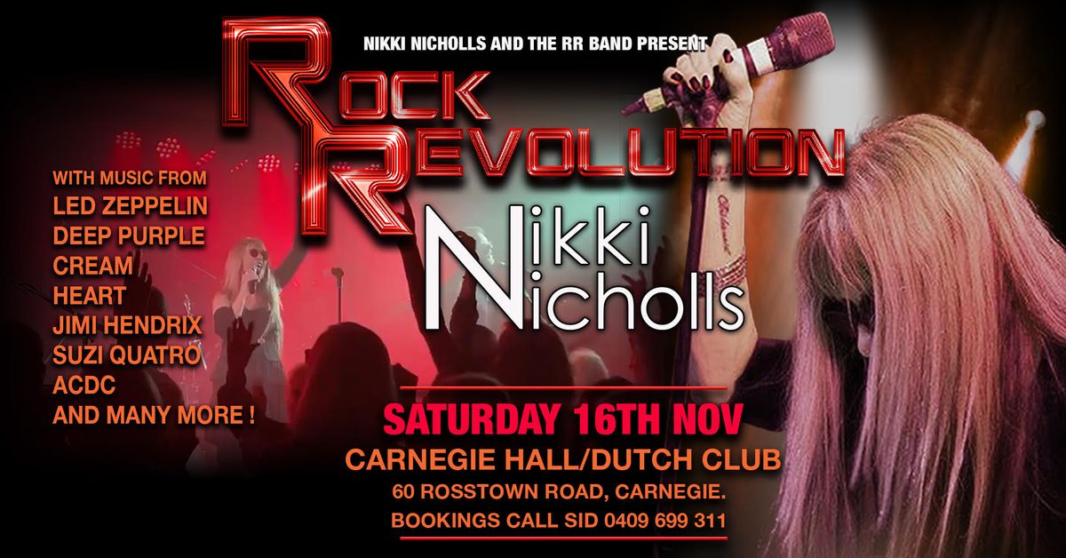 Rock Revolution Guest    Lisa Bade Dutch club Carnegie 