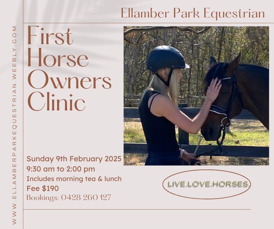 FIRST HORSE OWNER CLINIC