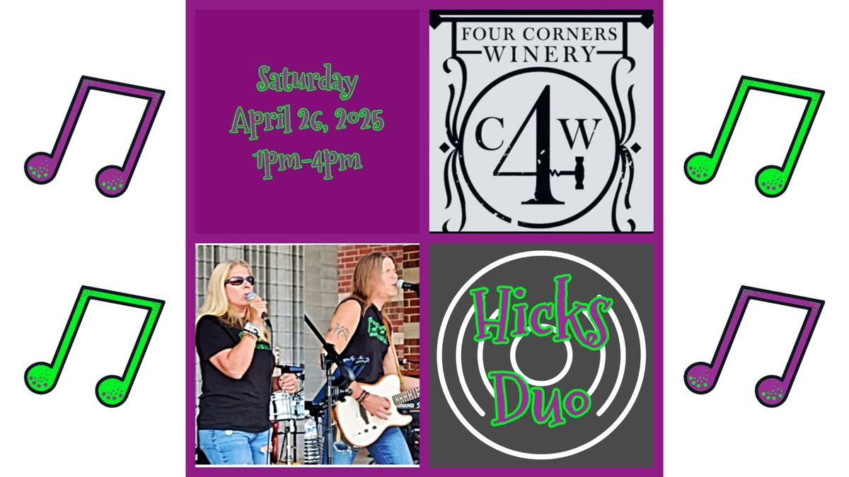 Hicks Duo at Four Corners Winery