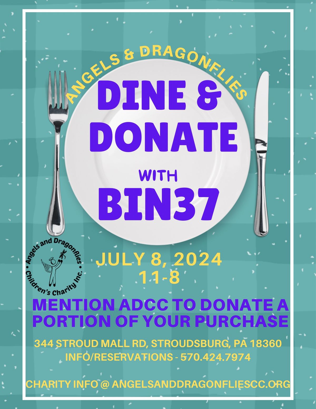 Dine & Donate at Bin 37