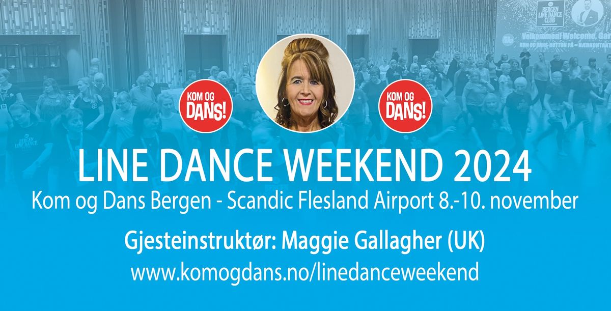 Line Dance Weekend 2024 med Maggie Gallagher