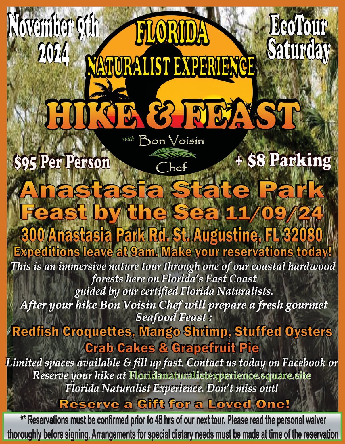 Hike and Feast at Anastasia State Park 