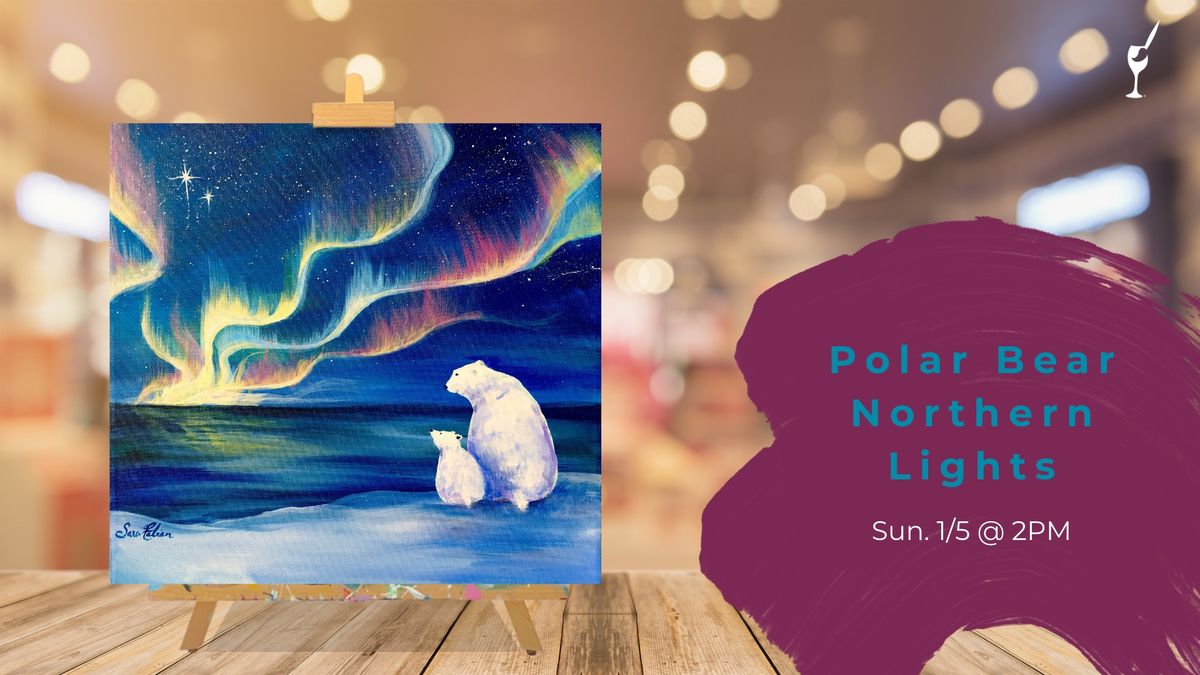 Polar Bear & Northern Lights