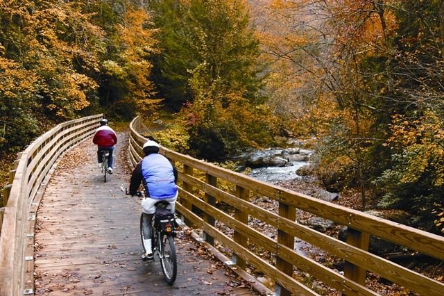 Cycle the Virginia Creeper Trail