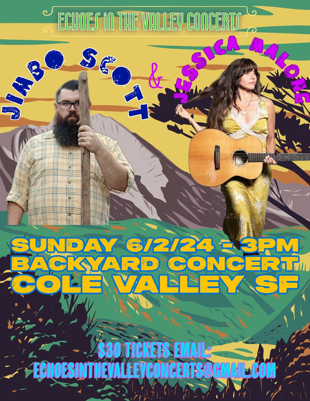 Jimbo Scott & Jessica Malone - Live @ Echoes in the Valley