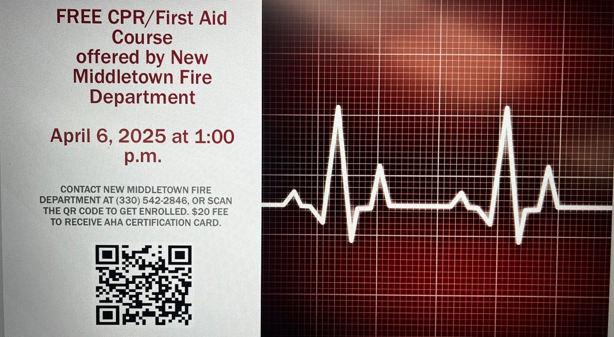 Free CPR\/First Aid Course