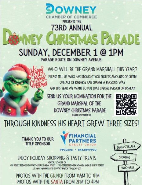 The Official 73rd Annual Downey Christmas Parade & Santa's Village